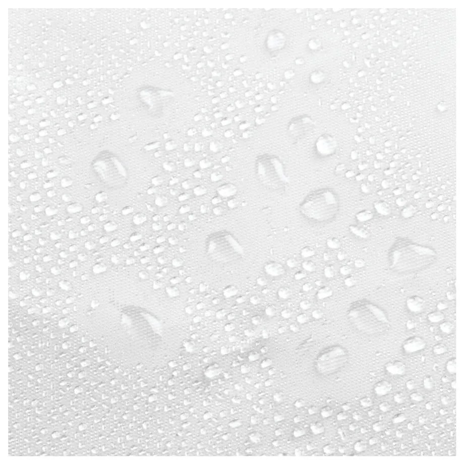 Perdea de duș iDesign, 200 x 180 cm, alb