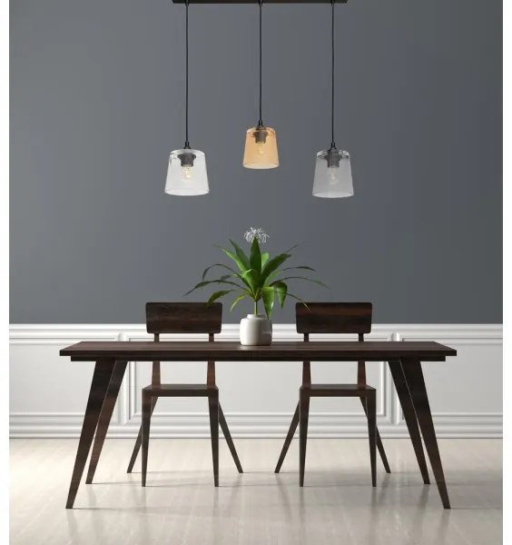 Lustră pe cablu LUCEA 3xE27/15W/230V