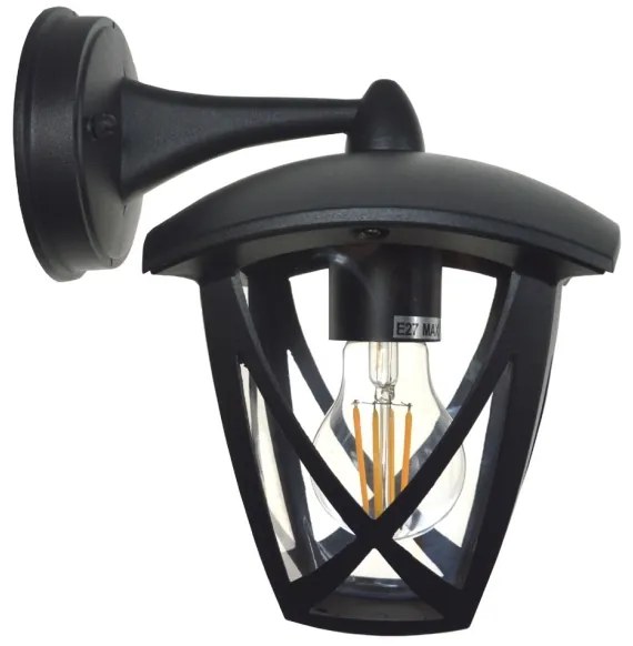 Aplică perete exterior ODINA 1xE27/10W/230V IP44