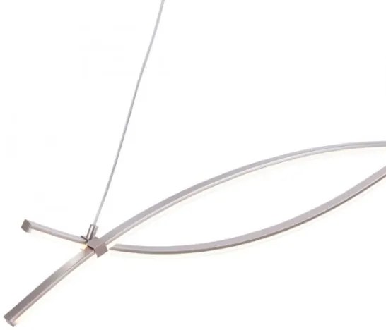 Lustră LED pe cablu JUST LIGHT. 15382-55 MAJA 2xLED/8,4W/230V crom