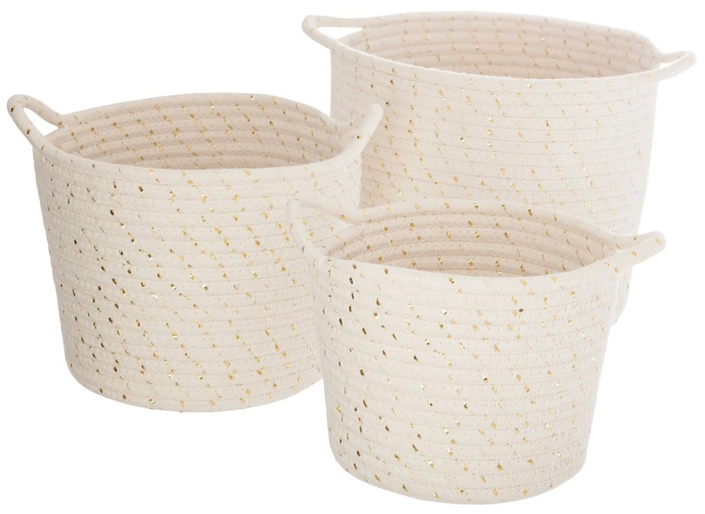 Coșuri de depozitare, 3 buc