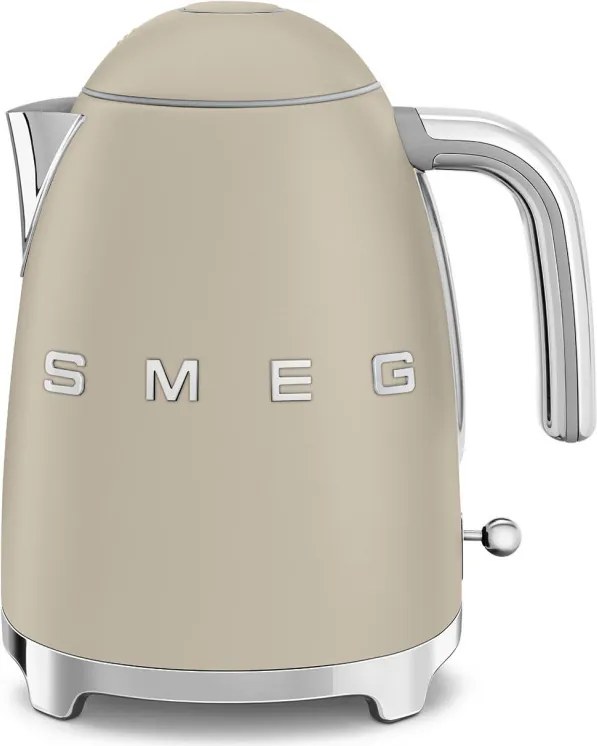 Cana electrica SMEG KLF03MLMEU, 2400 W, 1,7 l, Baza rotativa la 360°, Finisaj mat, Bej