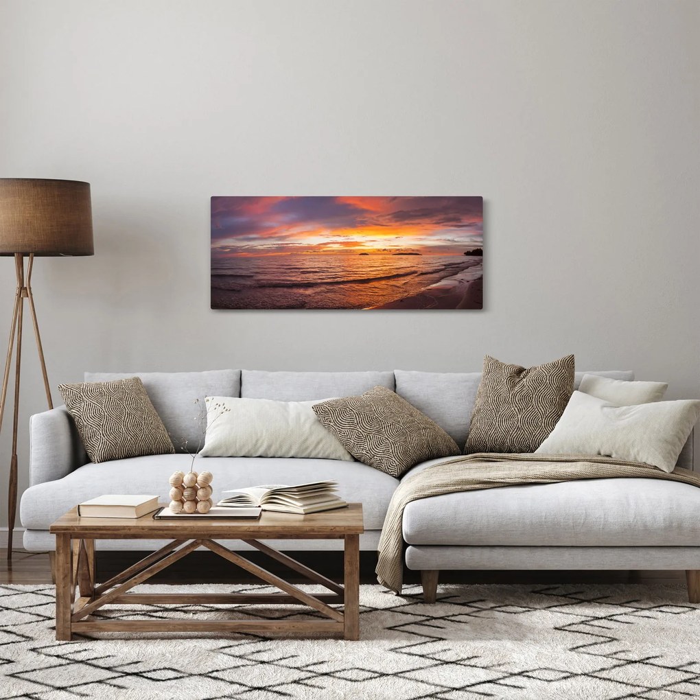 Tablou - Apus de soare (120x50 cm)