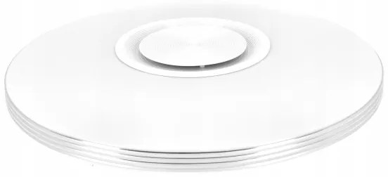 Plafonieră LED RGBW reglabilă cu boxă, LED/60W/230V, albă + telecomandă