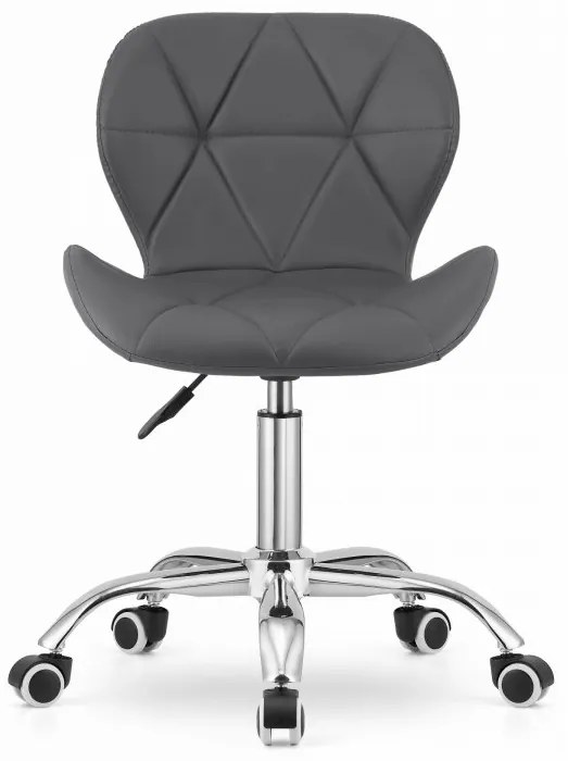 Set pentru birou masa de birou TAYLOR SONOMA 100x50 cm + scaun de birou AVOLA din piele ecologica gri