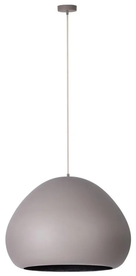 Lustră pe cablu LAVA 1xE27/15W/230V taupe/negru