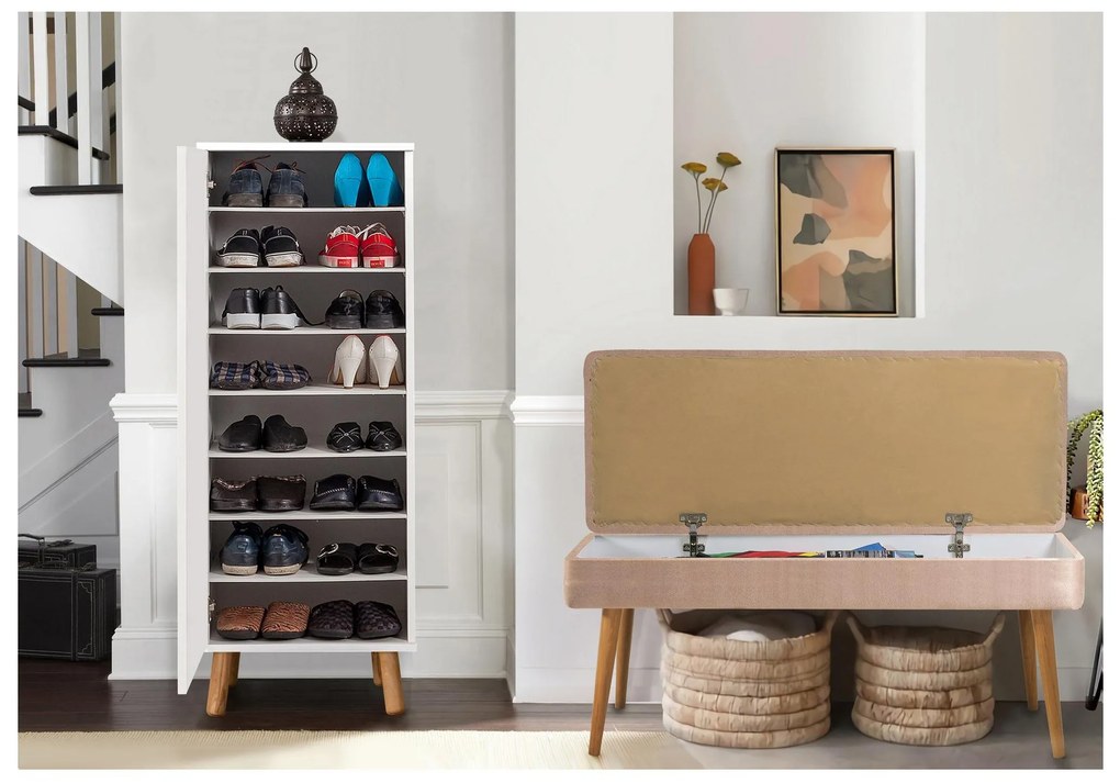 Mobilier Hol Beside 53 (alb + piatră) . 1094029