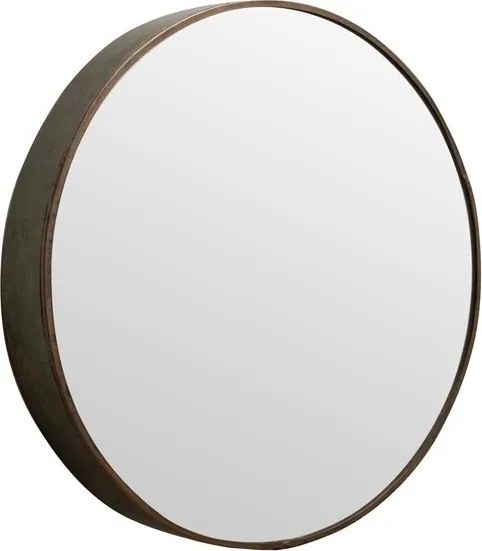 Oglinda de perete, rotunda, din metal, Sely