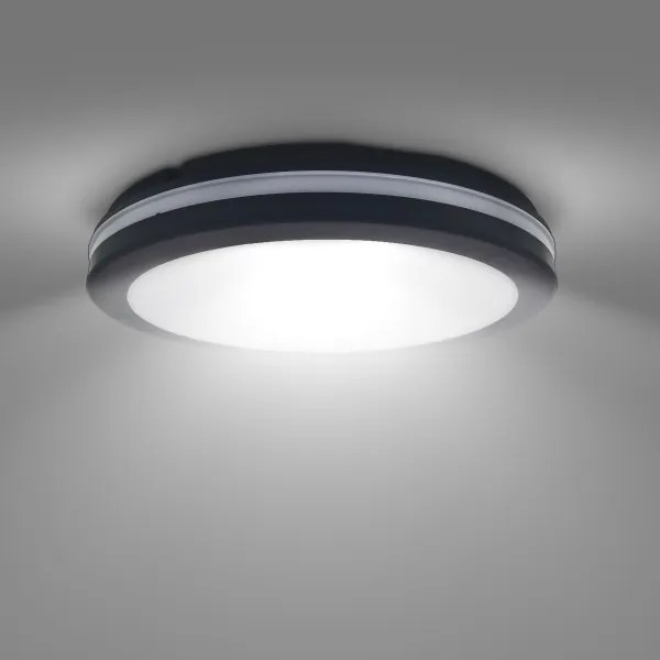 Plafonieră LED dimabilă Solight WO820 LED/18W/22W/26W/230V 3000/4000/6500K IP65 negru