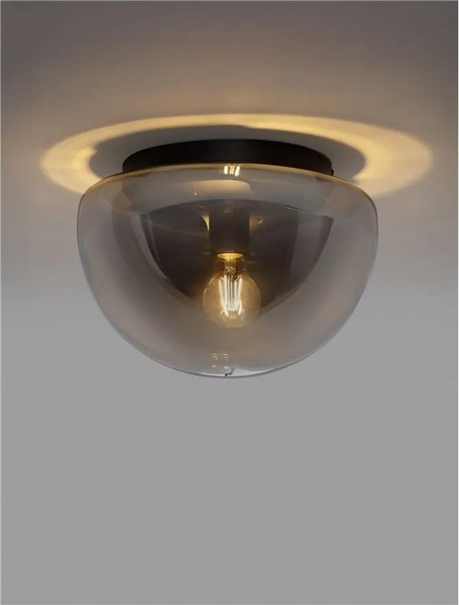 Plafoniera LED design decorativ EBONY Smokey Gray, NVL-9236501