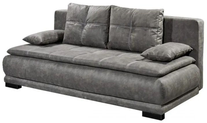 Canapea extensibila, Sophie, Ranger 11 Grey, 3 locuri, 208 x 93 x 105 cm, gri