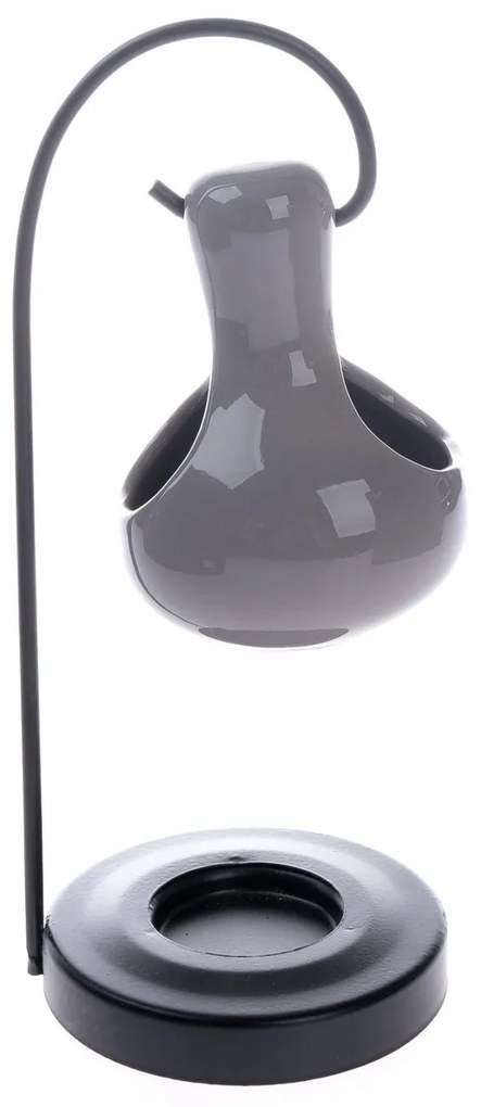 Lampa aromatică suspendată, gri, 9 x 22 cm