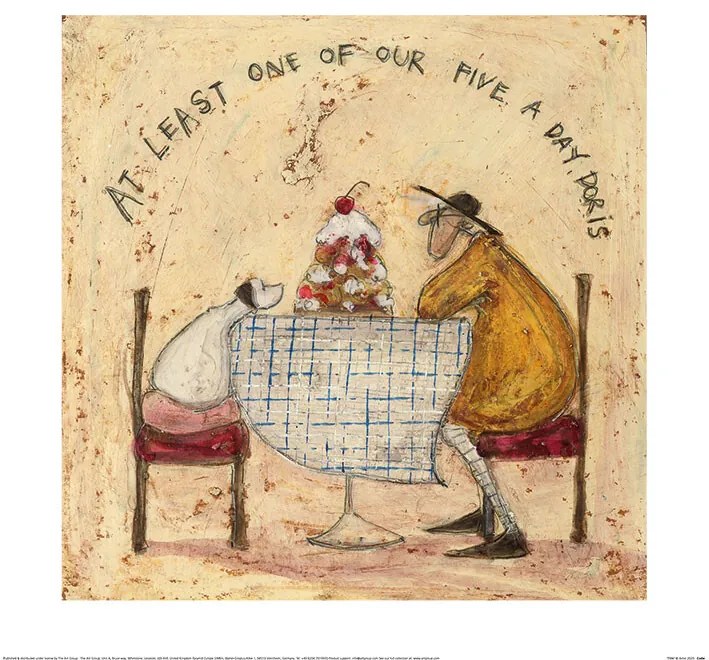 Imprimare de artă Sam Toft - At Least One of Our Five A Day Doris