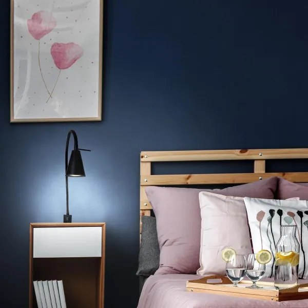 Lampă de perete LED Briloner 2080-015 COMFORT LIGHT 1xGU10/5W/230V, neagră