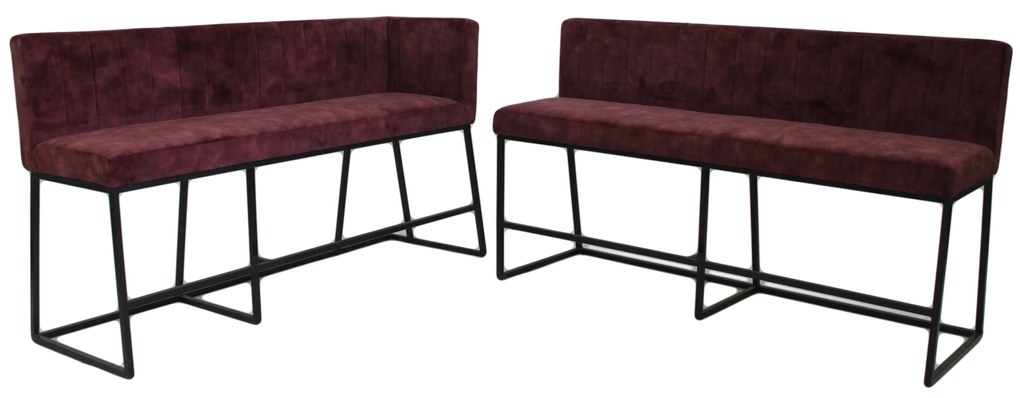 Bancheta pentru bar ✔ model LUNA E | Dimensiuni: 200x71x119x75 cm