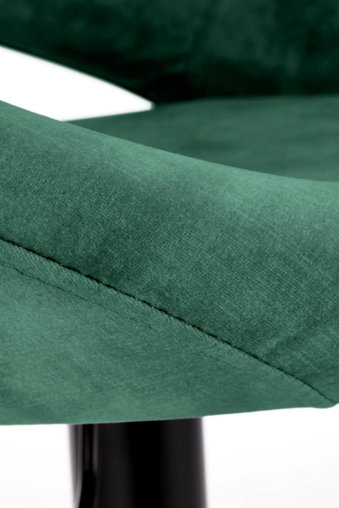 Scaun tip bar Herlinda (verde închis + negru). 1039562