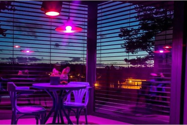 Immax NEO 07794CDO - set de 3 becuri LED RGB+CCT dimabile E27/14W/230V, Wi-Fi + telecomandă