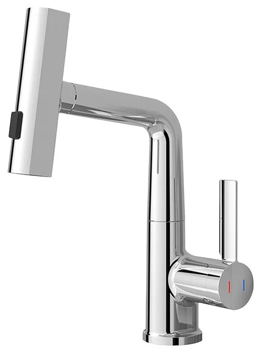 Robinet mixer pentru chiuvetă Mara cu cap multifuncțional crom