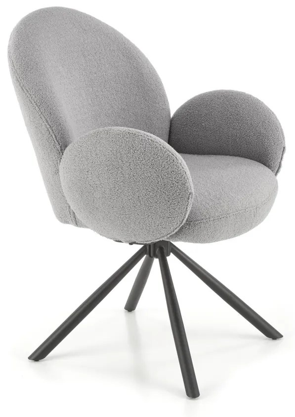Scaun K498 tapitat gri