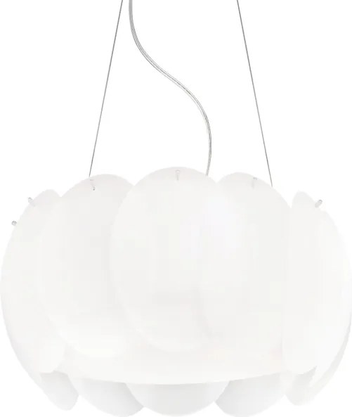 Ideal Lux - Abajur de schimb OVALINO pentru candelabru și plafonieră, alb