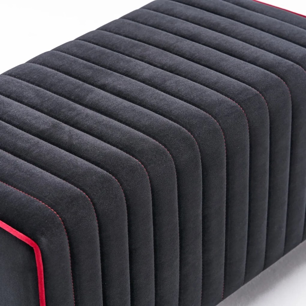 Taburet Mabel Pouf negru