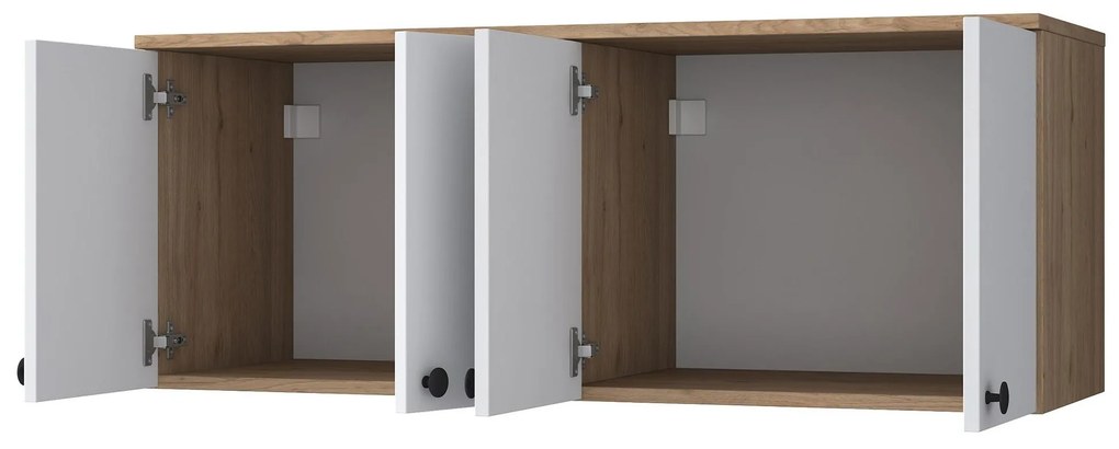 Dulap suspendat Dopibe 1 (Nuc + alb) . 1094239