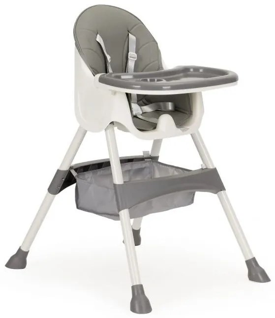 Scaun de masă pentru copii 2în1 Grey