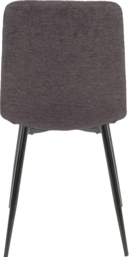 Scaun de masa ALAN B gri inchis cu picioare negre