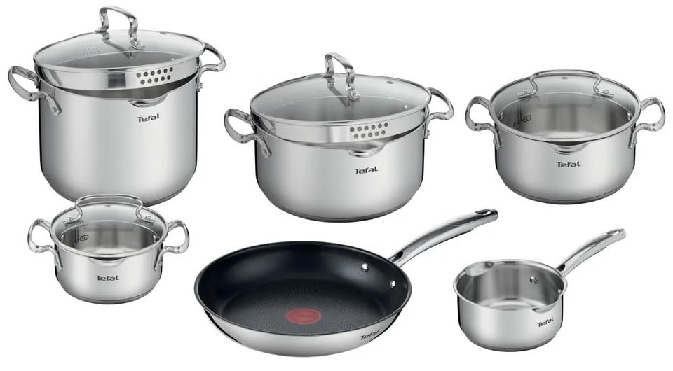 Set vase pentru gătit din inox 10 buc. Duetto+ – Tefal