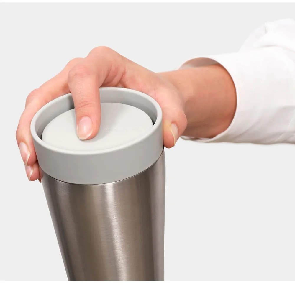 Cană termos gri deschis 200 ml Make & Take – Brabantia
