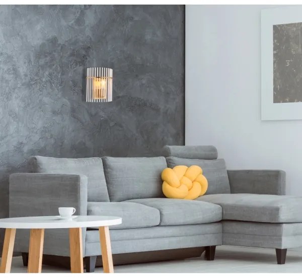 Aplică Globo 15698WM GORLEY 1xE27/60W/230V auriu