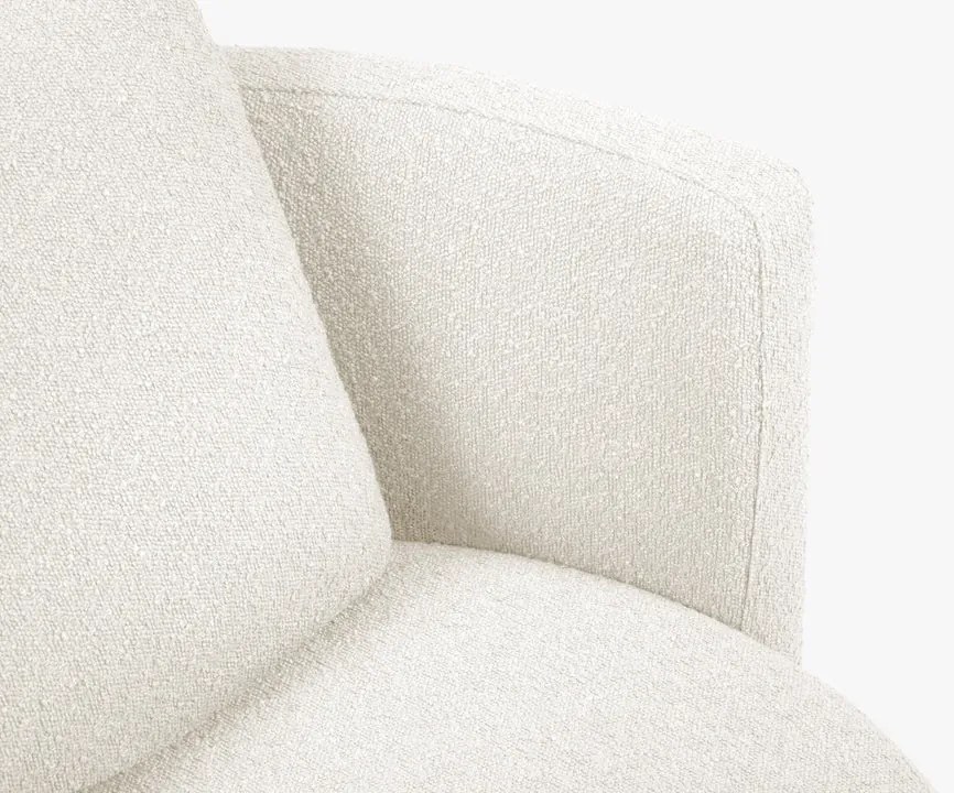 Fotoliu rotativ Bliss boucle L92 cm