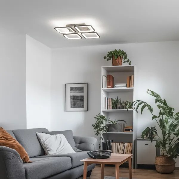 Lustră LED dimabilă aplicată Brilagi SQUARED LED/85W/230V 3000-6500K + telecomandă