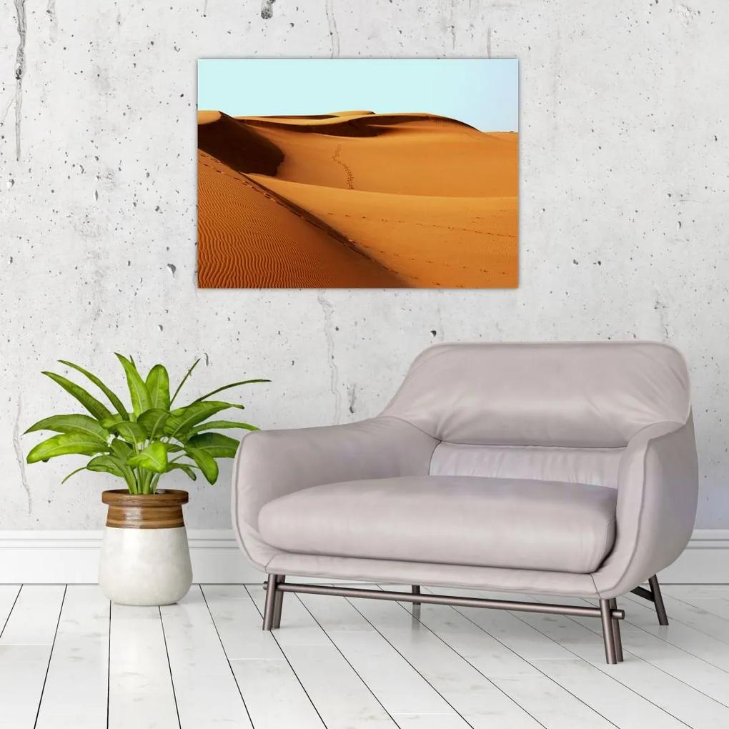Tablou - Pași în deșert (70x50 cm), în 40 de alte dimensiuni noi