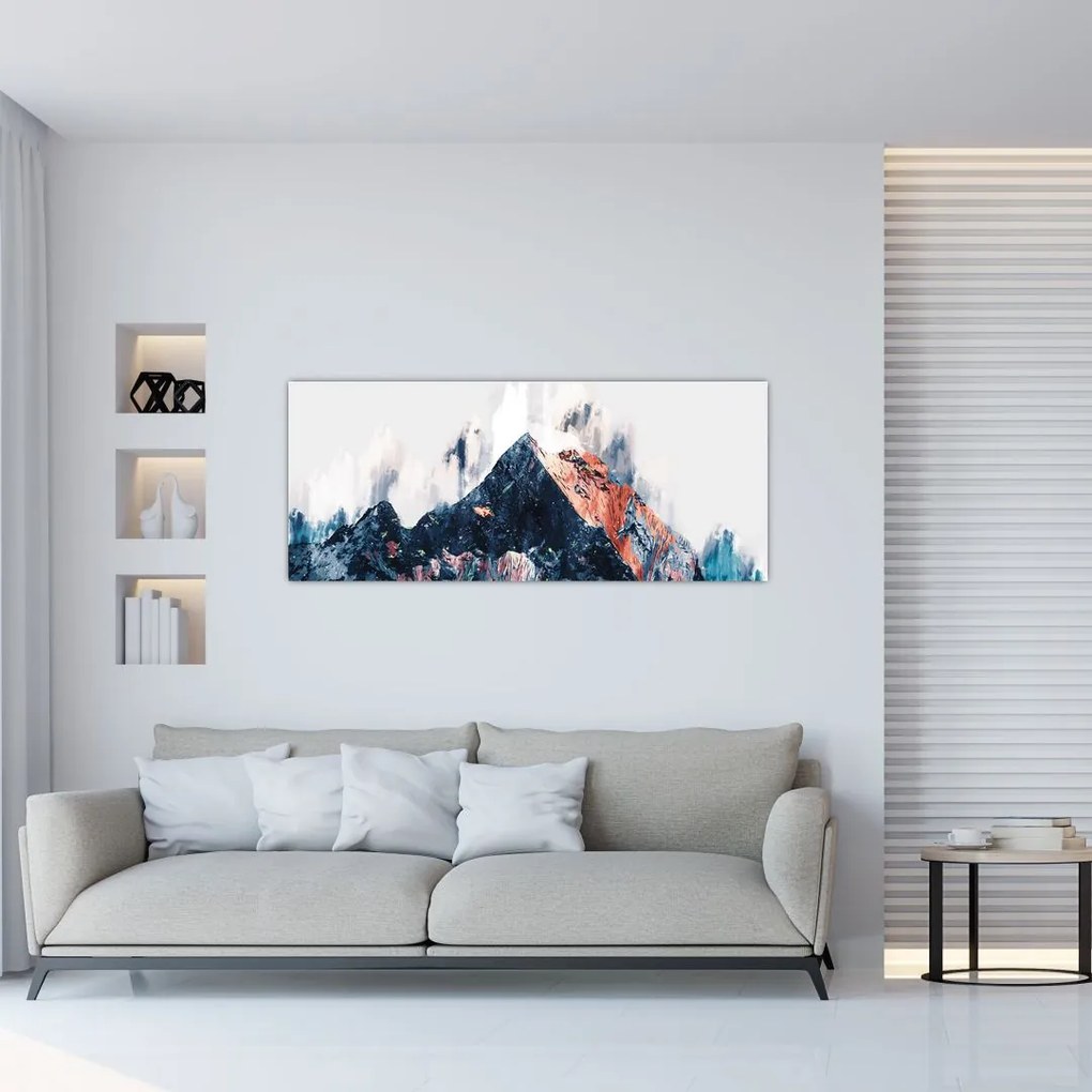 Tablou - Pădure, abstrecție (120x50 cm)