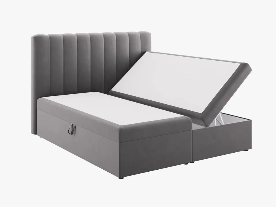 Pat boxspring Kelp 160x200 cm catifea