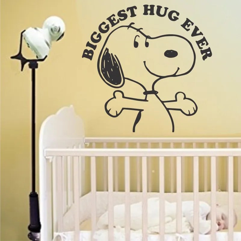 Sticker perete Snoopy - Biggest Hug Ever