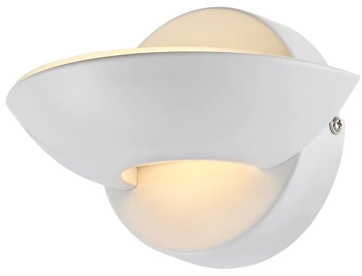 Aplica de perete moderna finisaj alb SAMMY 76003 GL
