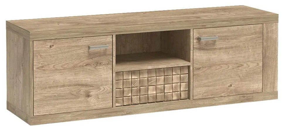 Masă TV/Dulap Nature 12 (cu iluminat LED) (Stejar ribbeck). 1057916