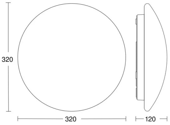 Plafonieră LED pentru baie RSPROP2 LED/15,5W/230V 4000K IP54 Steinel 056087