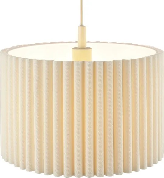 Brilliant - Lampă suspendată pe cablu VELIN 1xE27/20W/230V Ø 35 cm crem