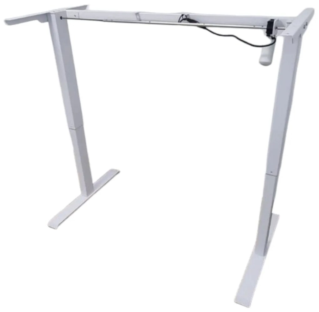 TerrA2DS - cadrul de birou reglabil electric -1 motor (Culoare profil: Alb)