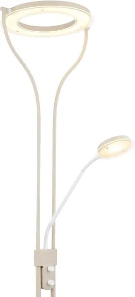 Globo 59038SAD - Lampă de podea LED reglabilă EBRO LED/20W/230V + LED/4W 3000K