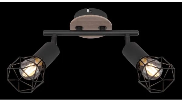 Spot de perete XARA 2xE14/40W/230V Globo 54802S-2H