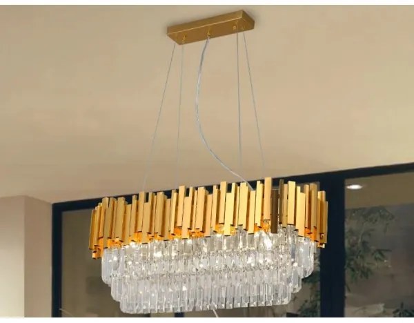 Brilagi - Candelabru suspendat cu cablu PLAZA 10xE14/40W/230V