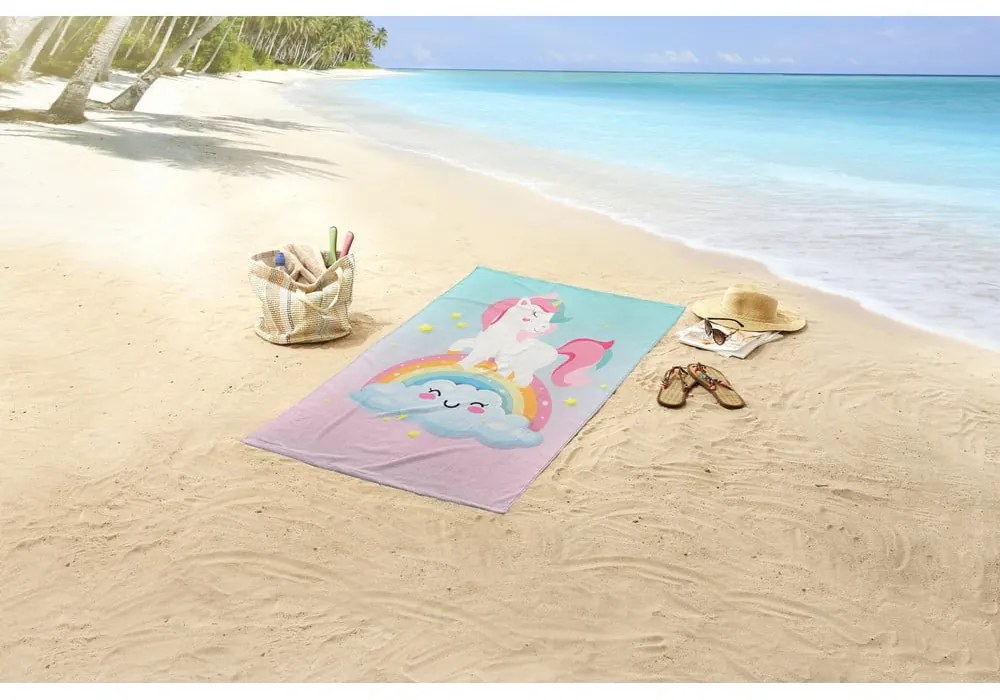 Prosop de plajă din catifea pentru copii 75x150 cm Sweety – Good Morning