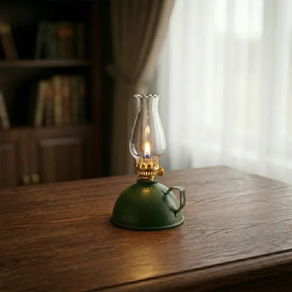 BRILAGI - Lampă cu petrol MERLIN, verde