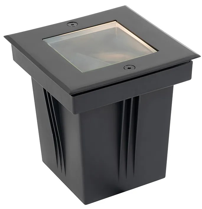 Spot modern de sol negru reglabil IP65 - Oneon