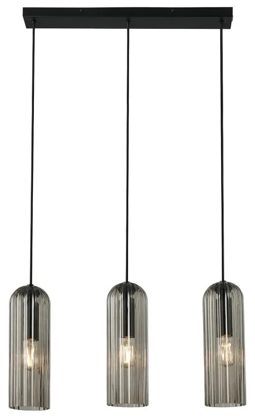 Lustra suspendata design nordic Miella 3L fumurie