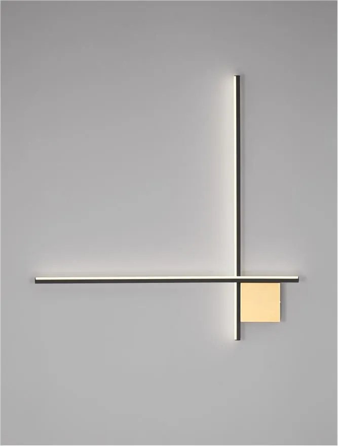 Aplica de perete cu lumina ambientala LED Cross 80cm